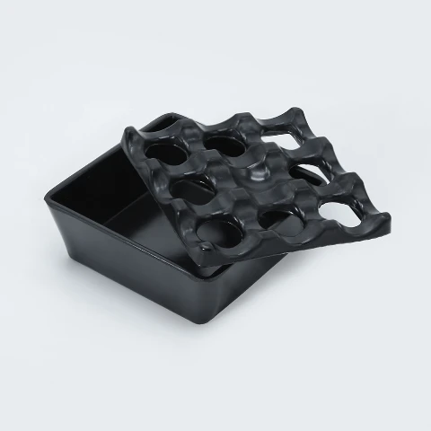 زیرسیگاری مربع درب دار ملامینی رستورانی فده گروپ